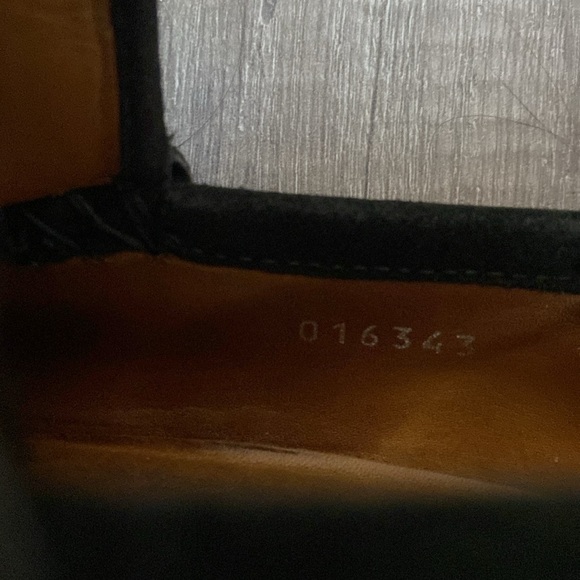 cci Men horsebit Loafers slipon US8 D 
Black suede lug sole solid shoes - Picture 6 of 8